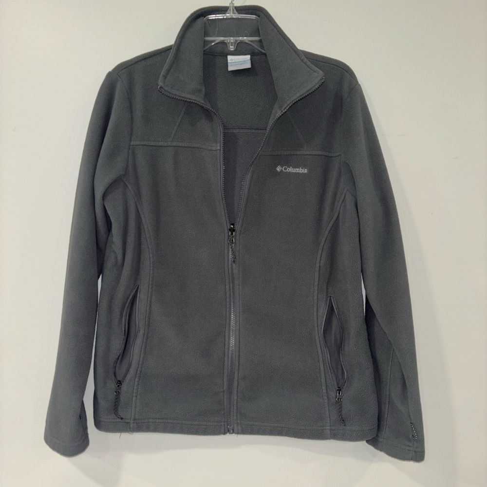 Columbia Women's Charcoal Full Zip Jacket Size Large